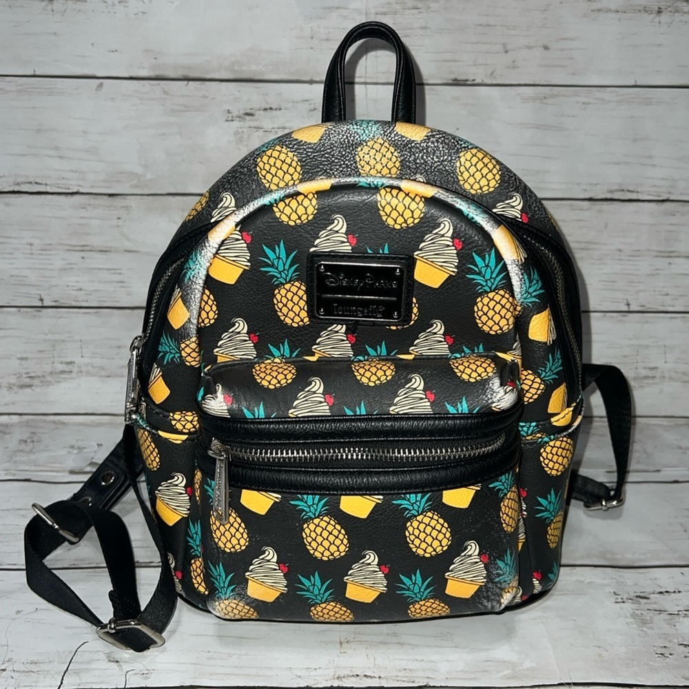Loungefly x Disneyland Dole Whip Pineapple Swirl Backpack RARE